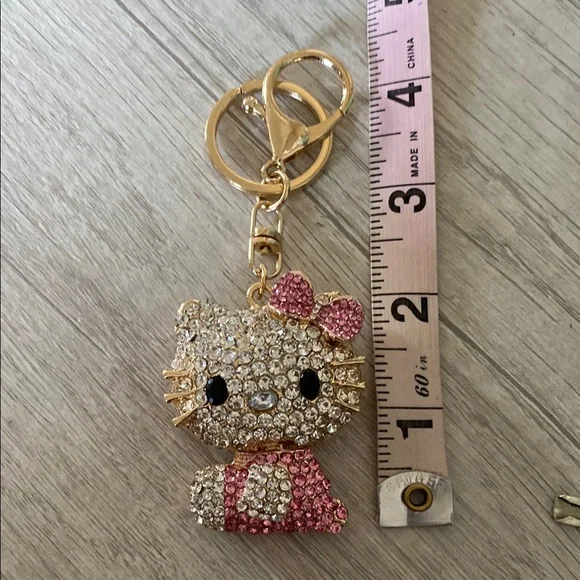 Hello Kitty Rhinestone Keychain - Picture 3 of 4